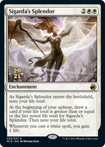 Sigarda's Splendor, Prerelease Cards 33
