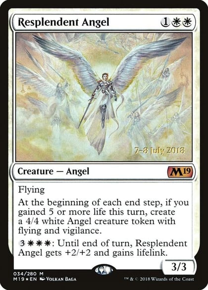 Resplendent Angel (M19), Prerelease Cards 34