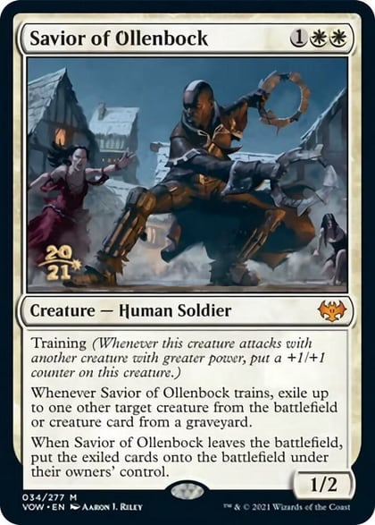 Savior of Ollenbock, Prerelease Cards 34