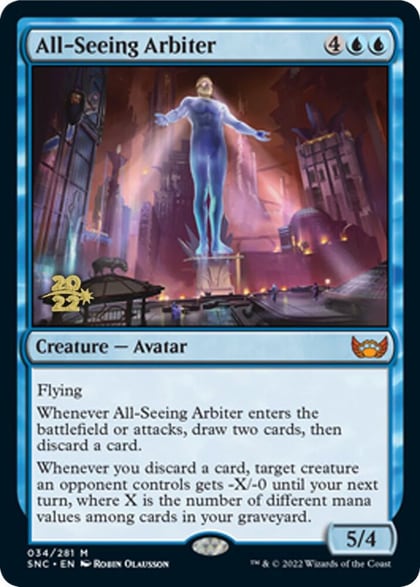 All-Seeing Arbiter, Prerelease Cards 34