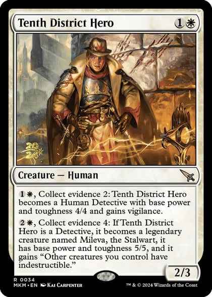 Tenth District Hero, Prerelease Cards 34