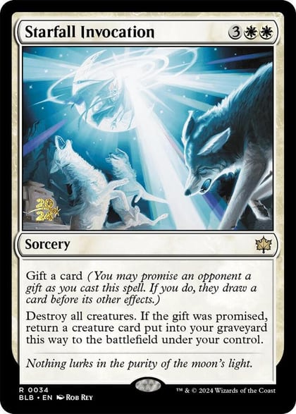 Starfall Invocation, Prerelease Cards 34