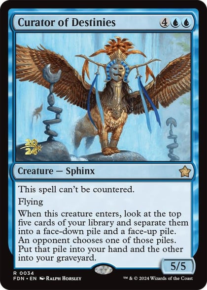 Curator of Destinies, Prerelease Cards 34