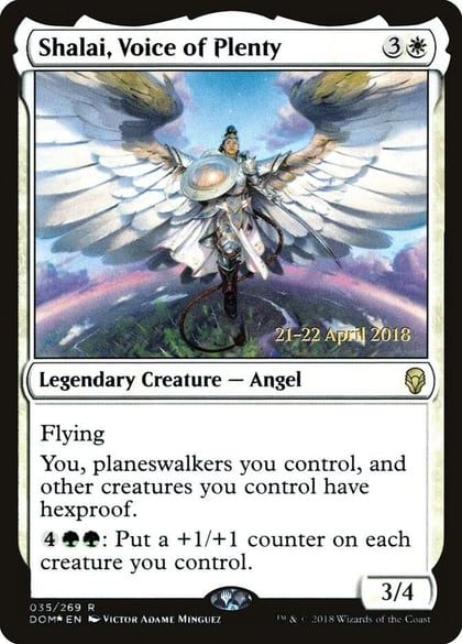 Shalai, Voice of Plenty, Prerelease Cards 35