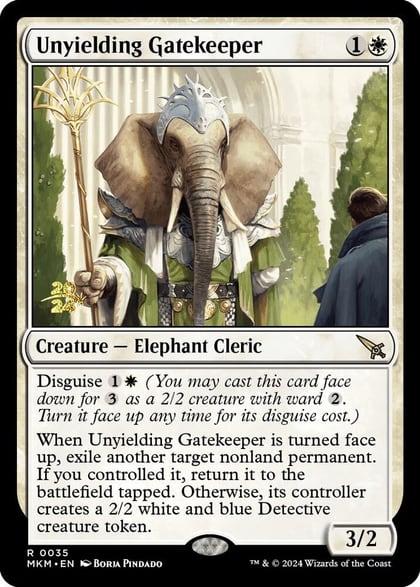 Unyielding Gatekeeper, Prerelease Cards 35