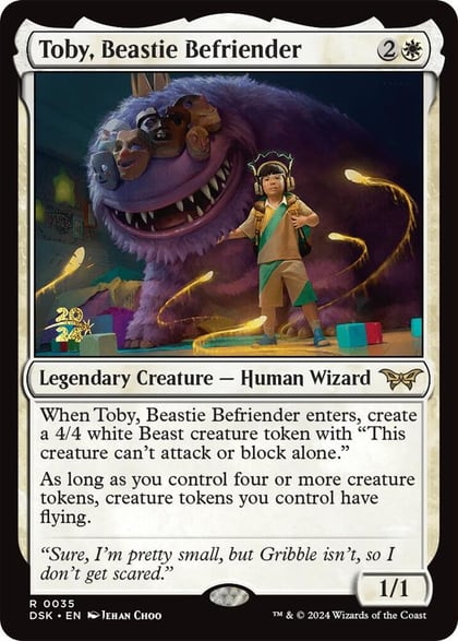Toby, Beastie Befriender, Prerelease Cards 35