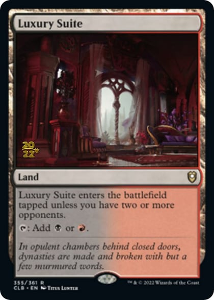 Luxury Suite, Prerelease Cards 355