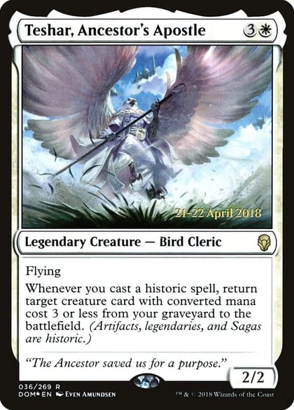 Teshar, Ancestor's Apostle, Prerelease Cards 36