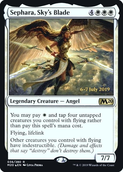 Sephara, Sky's Blade, Prerelease Cards 36