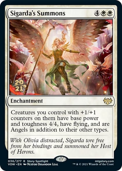 Sigarda's Summons, Prerelease Cards 36