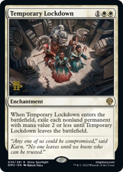 Temporary Lockdown, Prerelease Cards 36