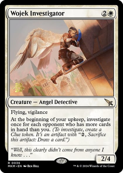 Wojek Investigator, Prerelease Cards 36