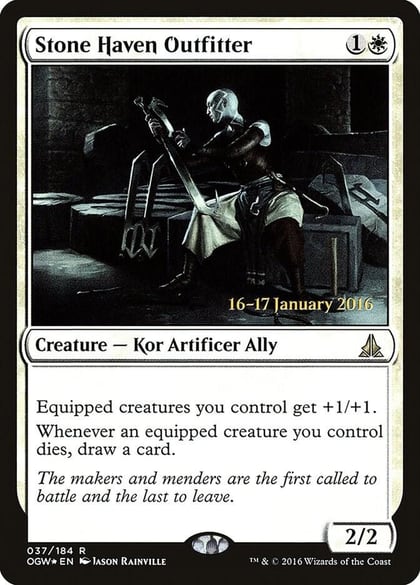 Stone Haven Outfitter, Prerelease Cards 37