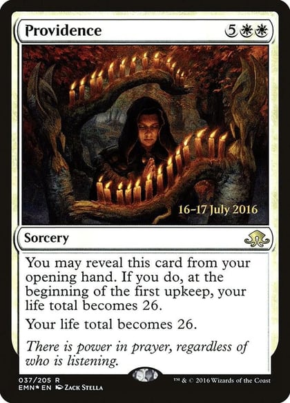 Providence, Prerelease Cards 37