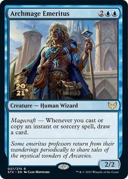Archmage Emeritus, Prerelease Cards 37