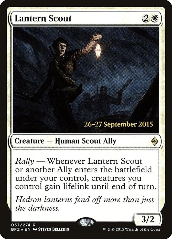 Lantern Scout, Prerelease Cards 37