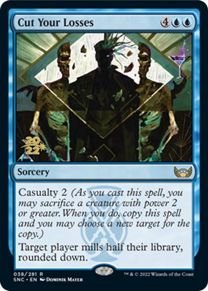 Cut Your Losses, Prerelease Cards 38