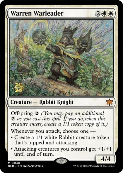Warren Warleader, Prerelease Cards 38