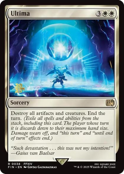 Ultima, Prerelease Cards 38