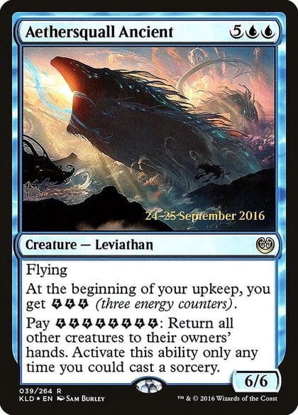 Aethersquall Ancient, Prerelease Cards 39