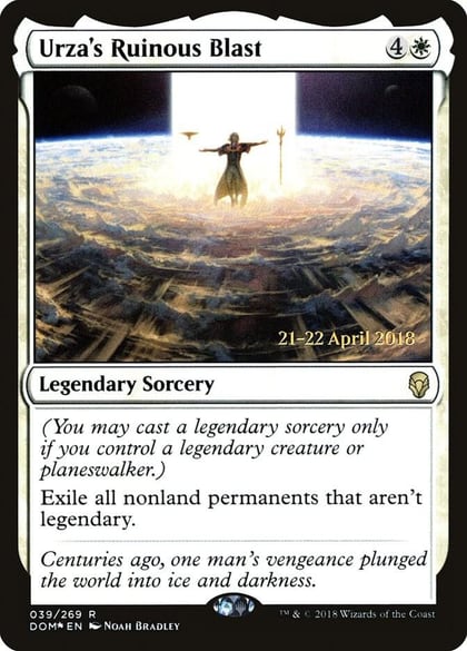 Urza's Ruinous Blast, Prerelease Cards 39