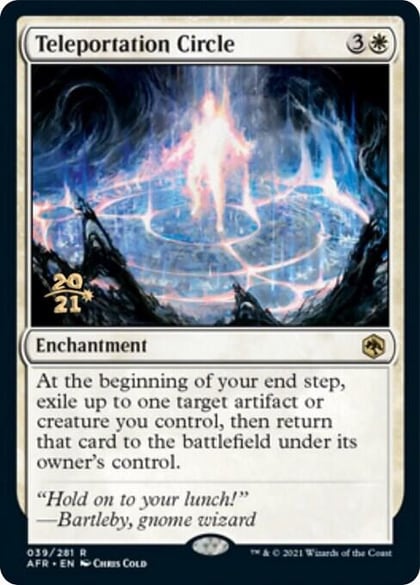 Teleportation Circle, Prerelease Cards 39