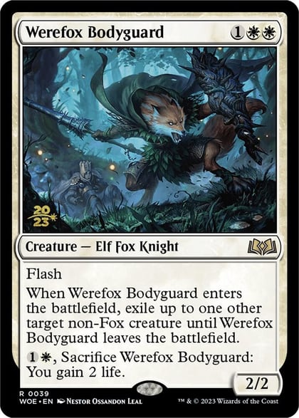 Werefox Bodyguard, Prerelease Cards 39