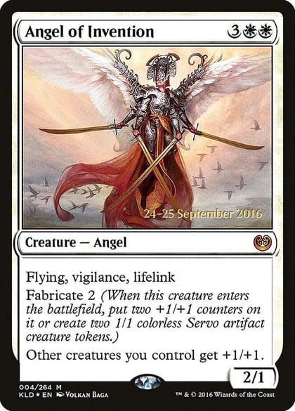 Angel of Invention, Prerelease Cards 4
