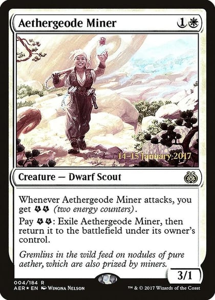 Aethergeode Miner, Prerelease Cards 4
