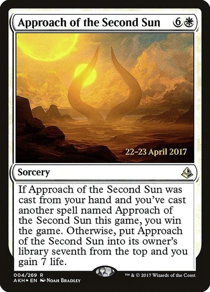 Approach of the Second Sun, Prerelease Cards 4