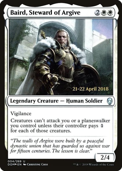 Baird, Steward of Argive, Prerelease Cards 4