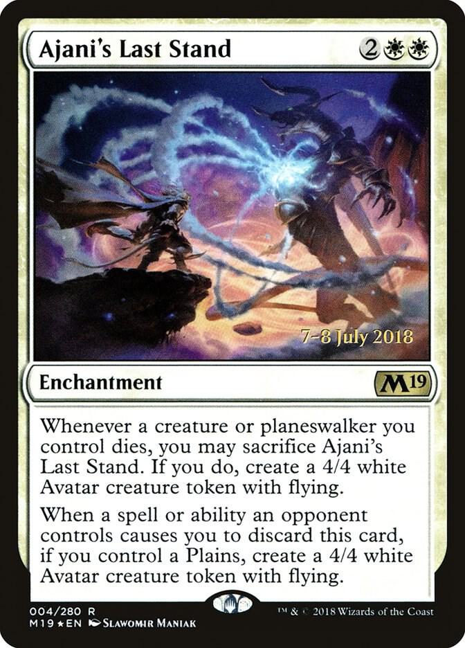 Ajani's Last Stand, Prerelease Cards 4