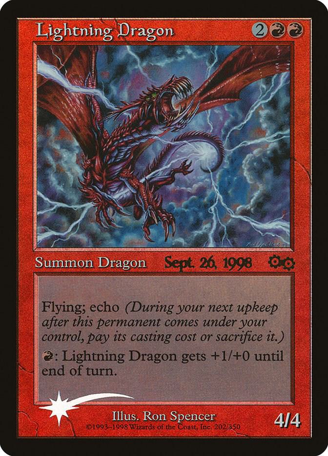 Lightning Dragon, Prerelease Cards 4