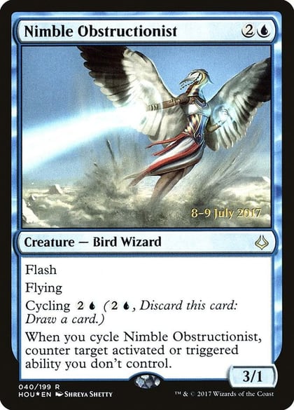 Nimble Obstructionist, Prerelease Cards 40