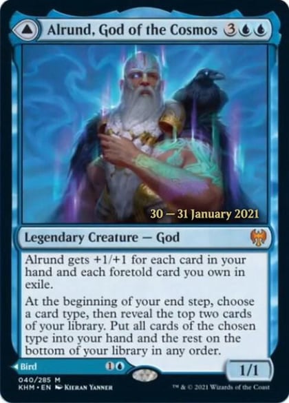 Alrund, God of the Cosmos, Prerelease Cards 40