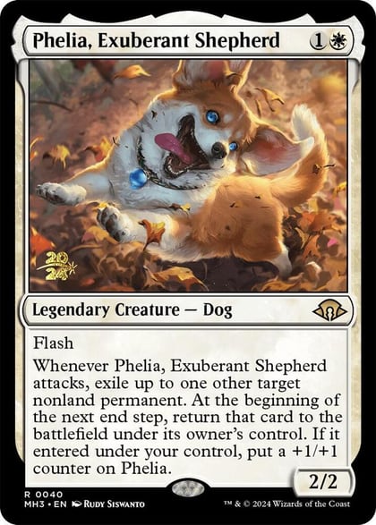 Phelia, Exuberant Shepherd, Prerelease Cards 40
