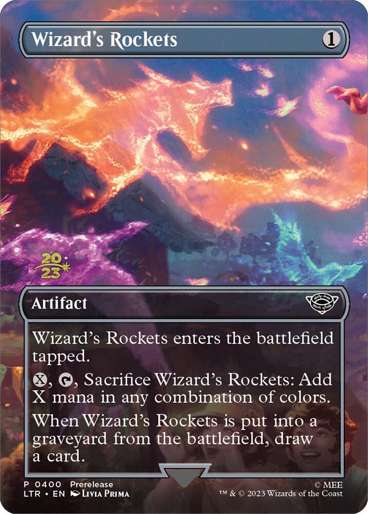 Wizard's Rockets, Prerelease Cards 400