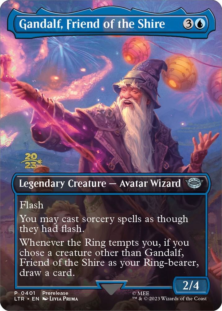 Gandalf, Friend of the Shire, Prerelease Cards 401