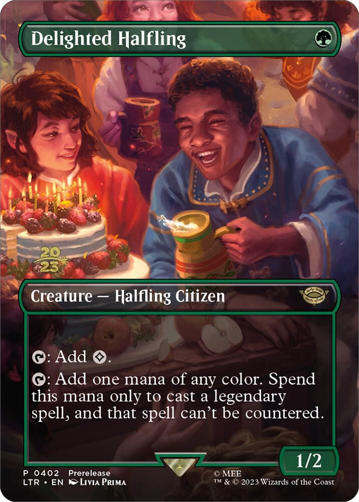 Delighted Halfling (0402), Prerelease Cards 402
