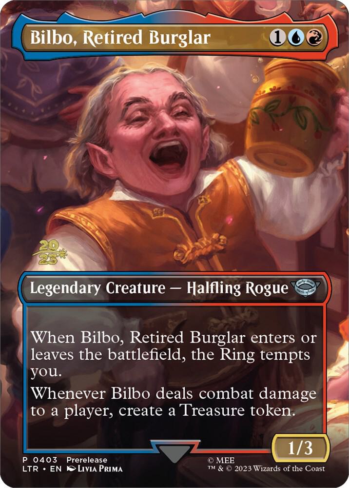 Bilbo, Retired Burglar, Prerelease Cards 403