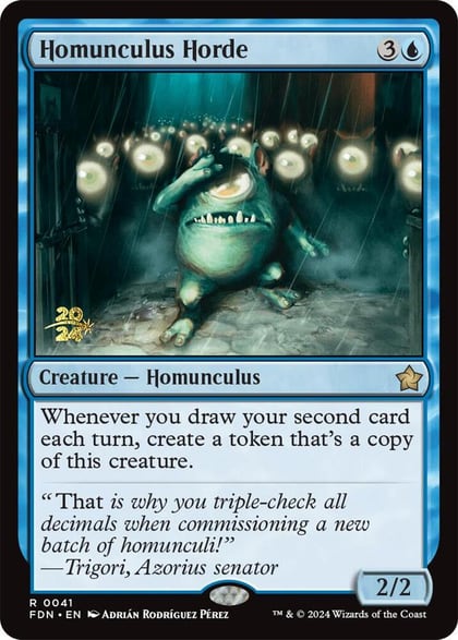 Homunculus Horde, Prerelease Cards 41