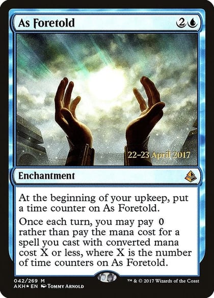 As Foretold, Prerelease Cards 42