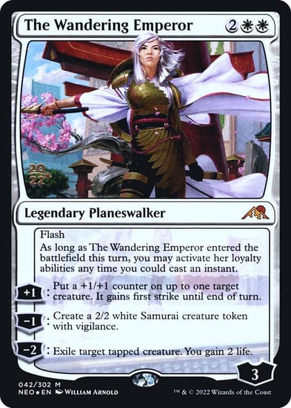 The Wandering Emperor, Prerelease Cards 42