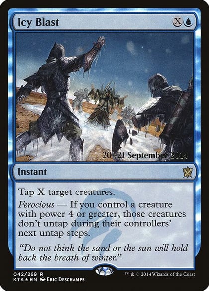 Icy Blast, Prerelease Cards 42