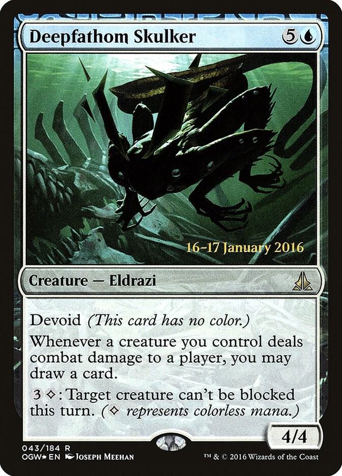 Deepfathom Skulker, Prerelease Cards 43