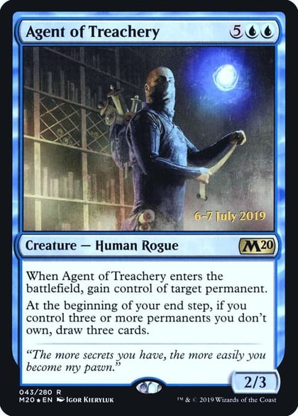 Agent of Treachery, Prerelease Cards 43
