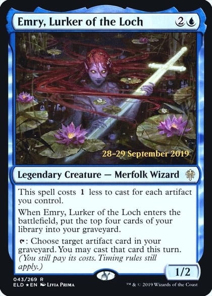 Emry, Lurker of the Loch, Prerelease Cards 43
