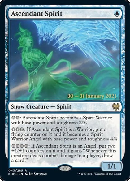 Ascendant Spirit, Prerelease Cards 43