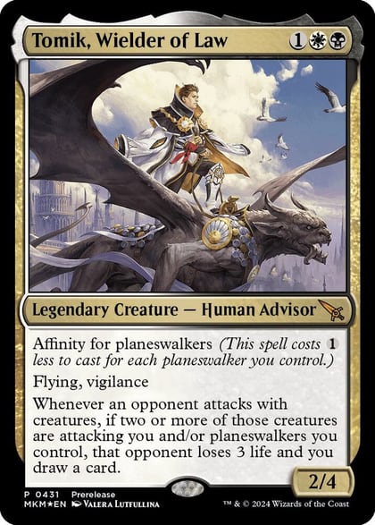 Tomik, Wielder of Law, Prerelease Cards 431