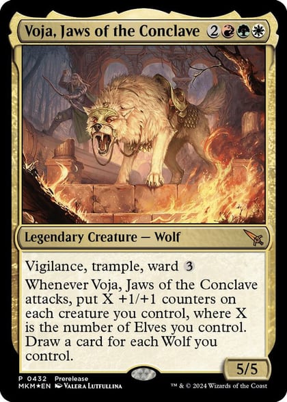 Voja, Jaws of the Conclave, Prerelease Cards 432